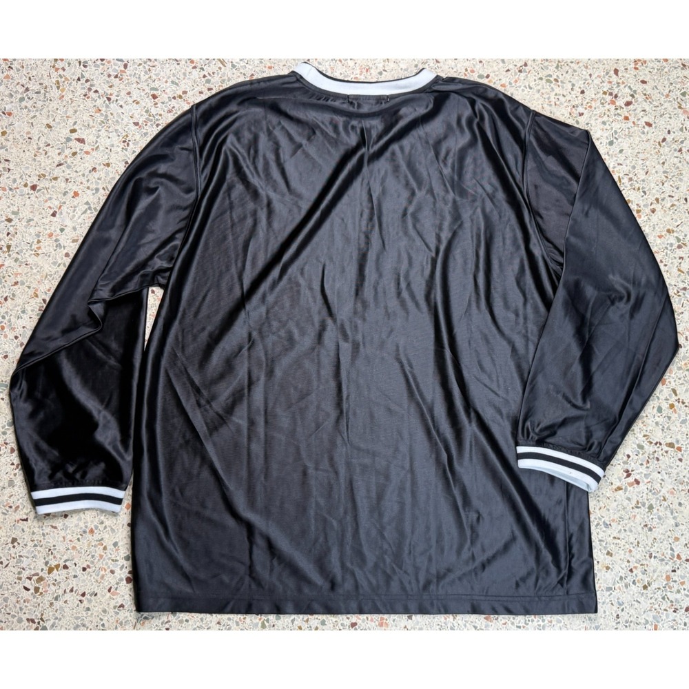 Diadora Vtg Men's Embroidered Long Sleeve Performance Pullover Shirt Size XL - Picture 7 of 7